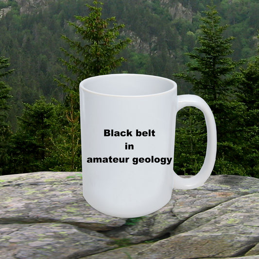 Amateur geology funny coffee mug - Mallard Moon Gift Shop
