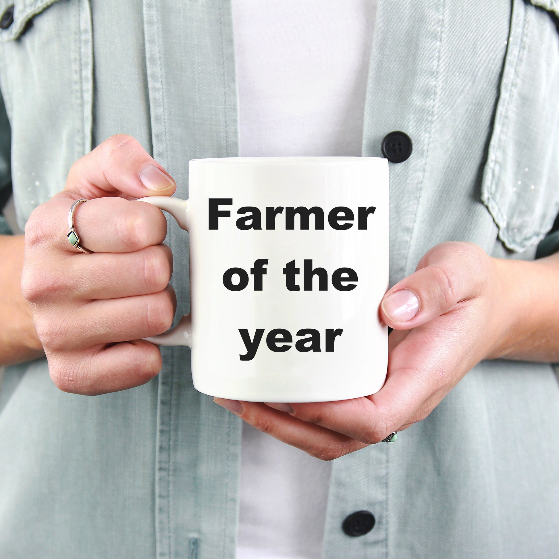 Farmer gift - Farmer of the Year funny coffee mug - Mallard Moon Gift Shop