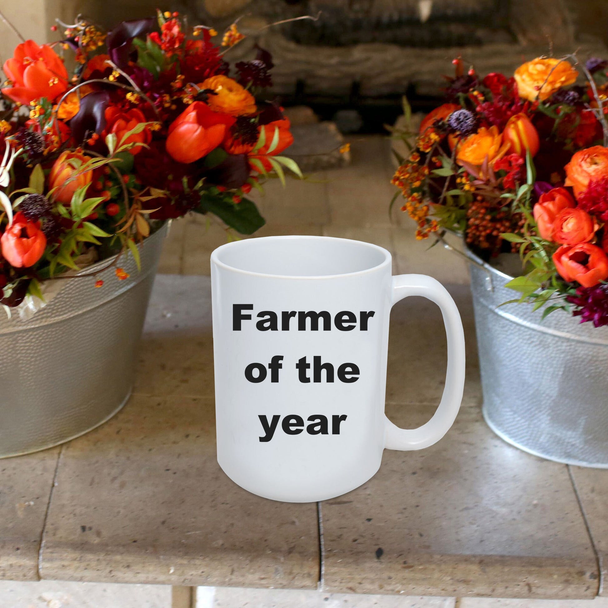 Farmer gift - Farmer of the Year funny coffee mug - Mallard Moon Gift Shop