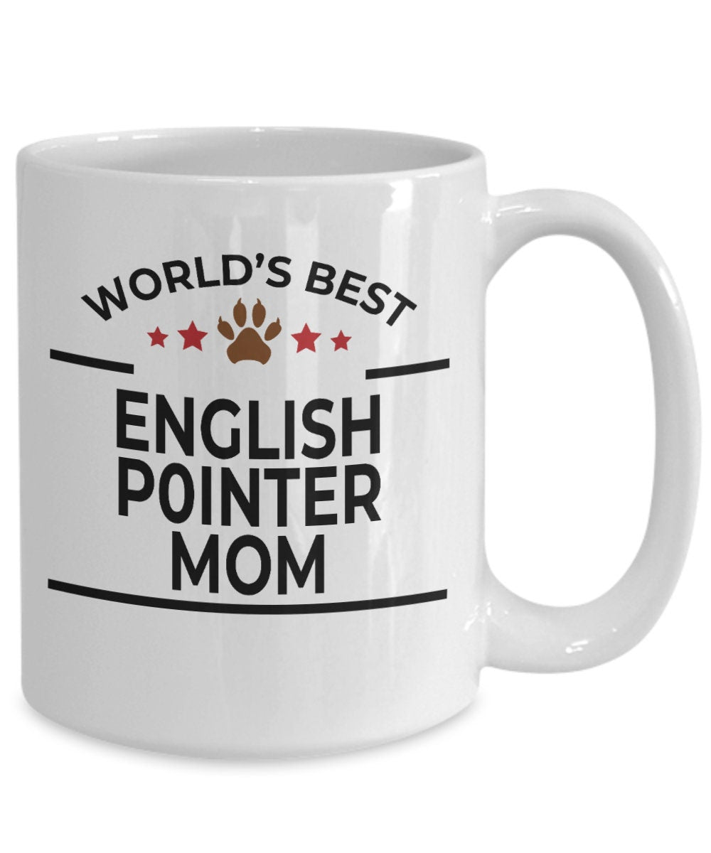 English Pointer Dog Mom Coffee Mug - Mallard Moon Gift Shop