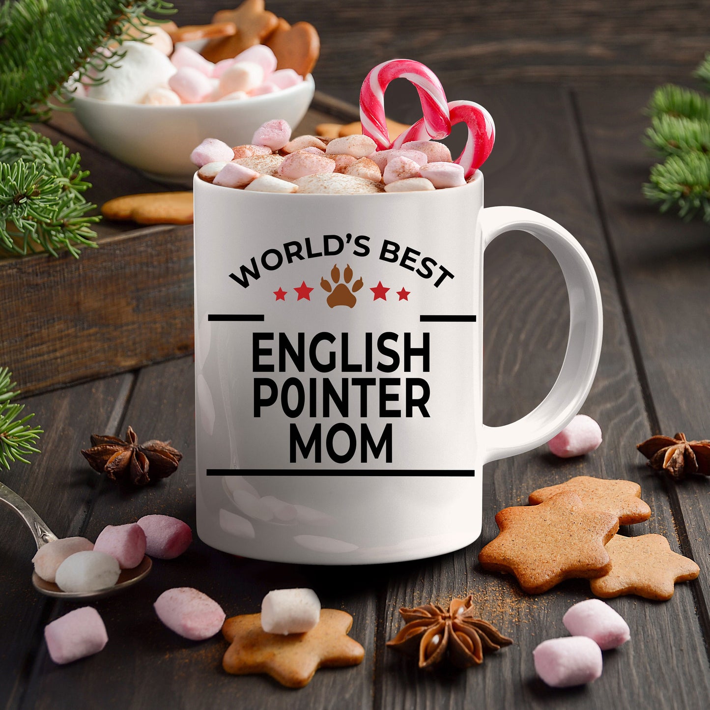 English Pointer Dog Mom Coffee Mug - Mallard Moon Gift Shop