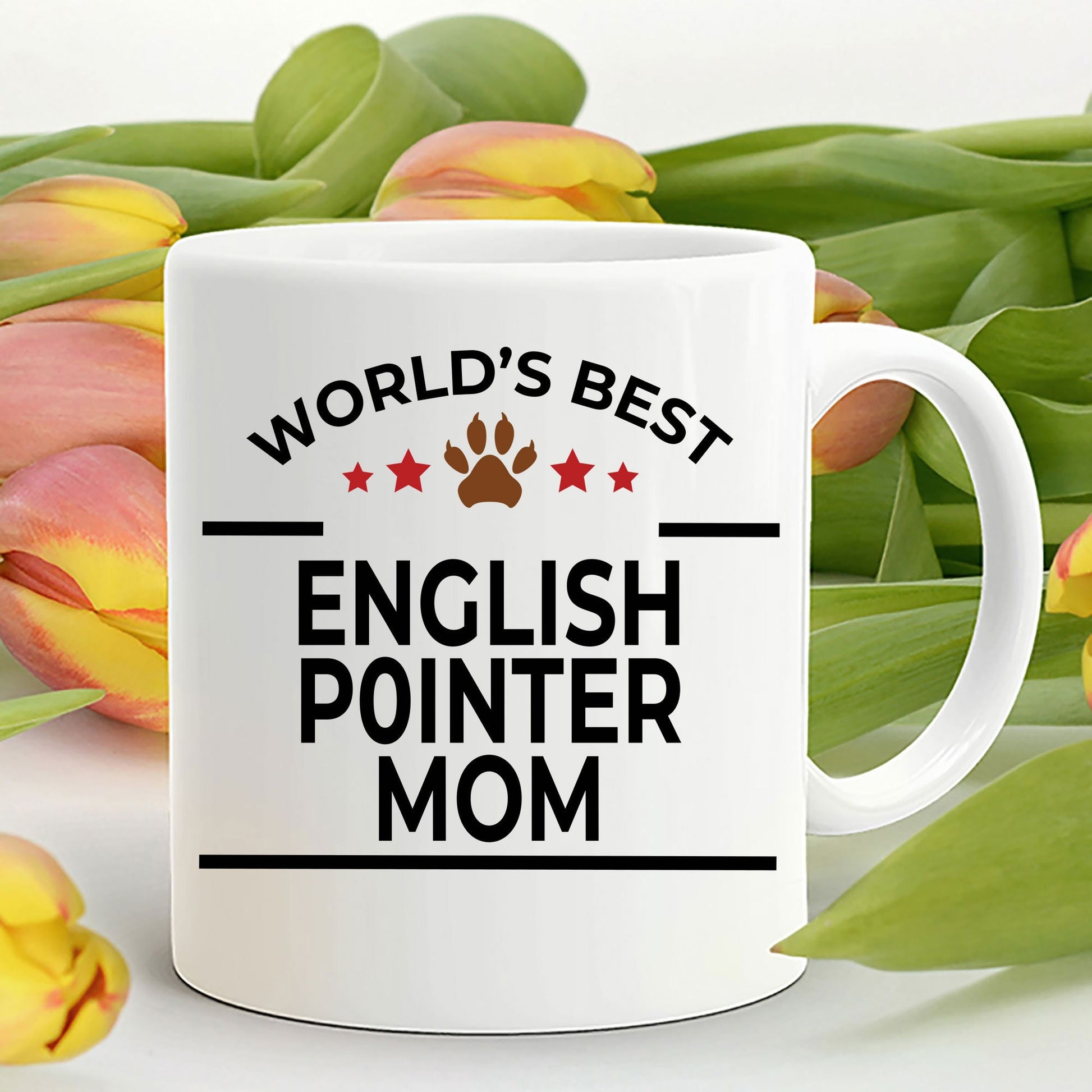 English Pointer Dog Mom Coffee Mug - Mallard Moon Gift Shop