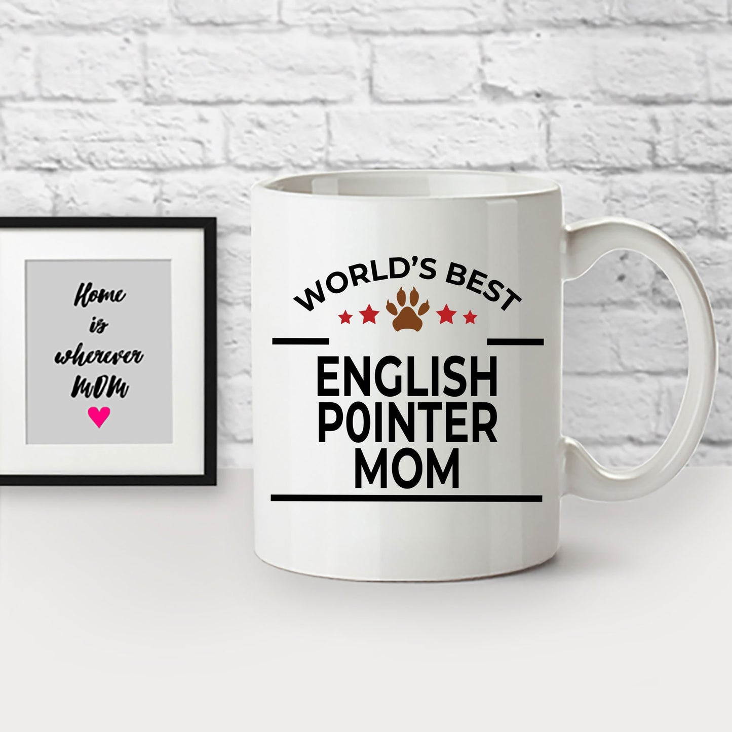 English Pointer Dog Mom Coffee Mug - Mallard Moon Gift Shop