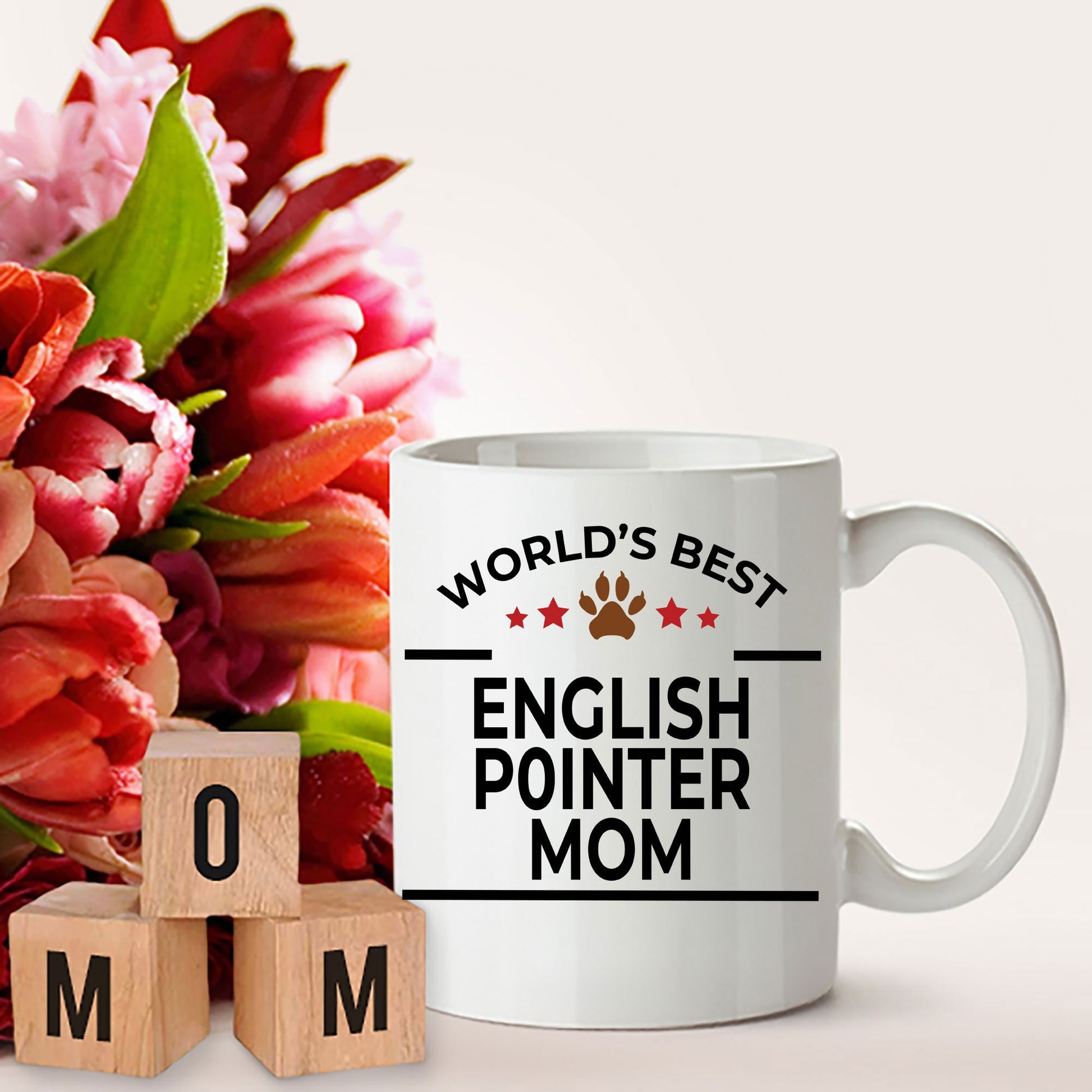 English Pointer Dog Mom Coffee Mug - Mallard Moon Gift Shop