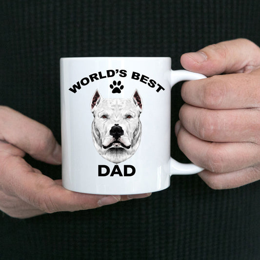 Dogo Argentino Best Dad Coffee Mug - Mallard Moon Gift Shop