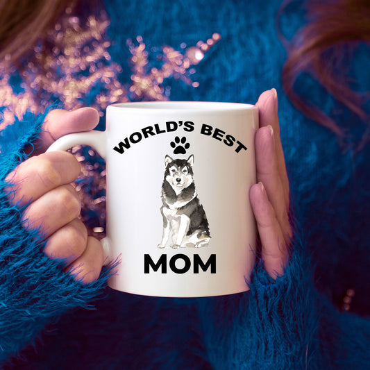 Alaskan Malamute Best Mom coffee mug - Mallard Moon Gift Shop