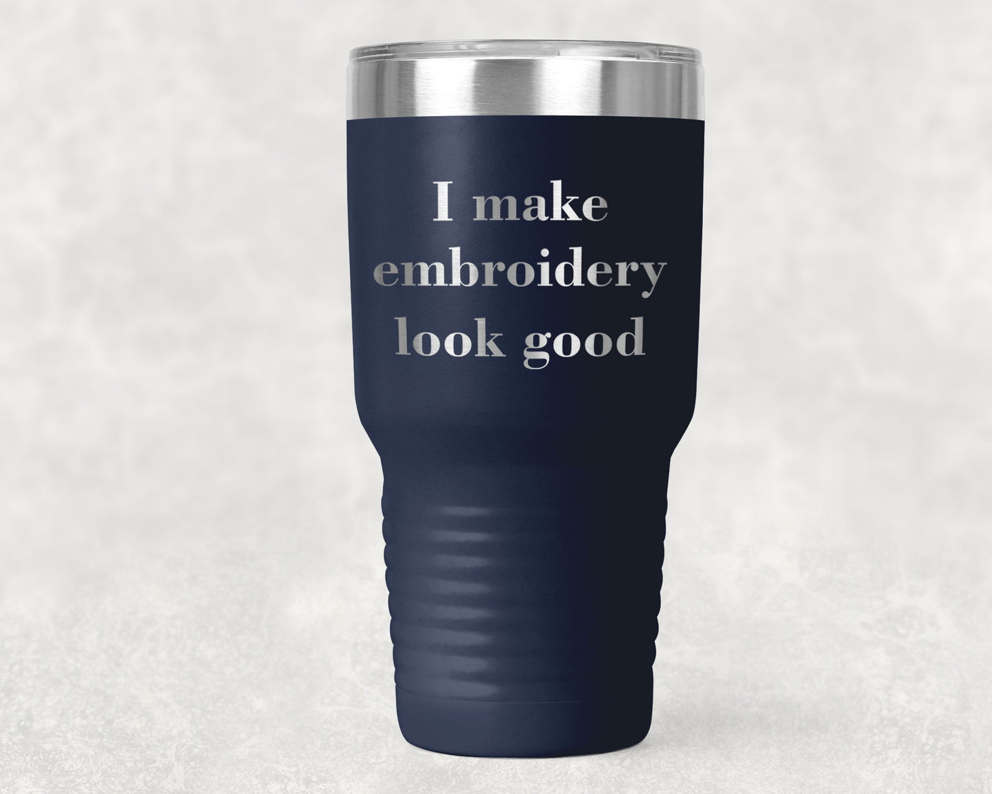 Embroidery Gift Polar Camel 30oz Ringneck  Laser Etched Tumbler - Mallard Moon Gift Shop