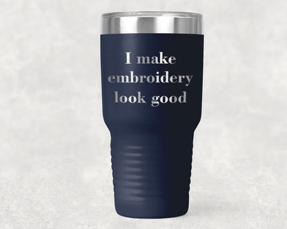 Embroidery Gift Polar Camel 30oz Ringneck  Laser Etched Tumbler - Mallard Moon Gift Shop