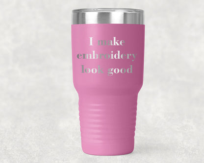 Embroidery Gift Polar Camel 30oz Ringneck  Laser Etched Tumbler - Mallard Moon Gift Shop