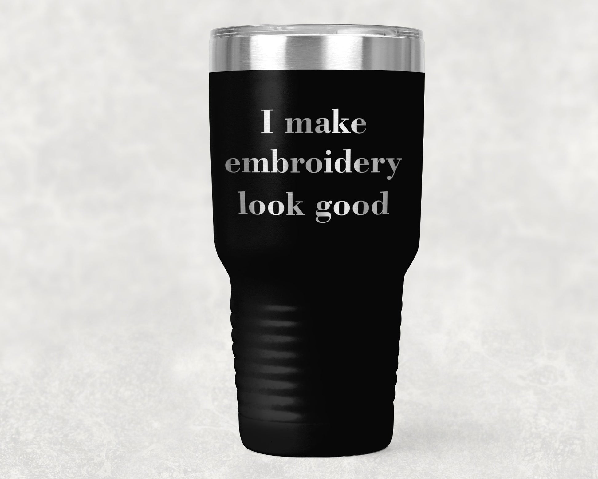 Embroidery Gift Polar Camel 30oz Ringneck  Laser Etched Tumbler - Mallard Moon Gift Shop