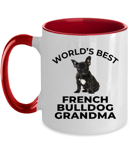 French Bulldog Grandma Puppy Dog Coffee Mug - Mallard Moon Gift Shop