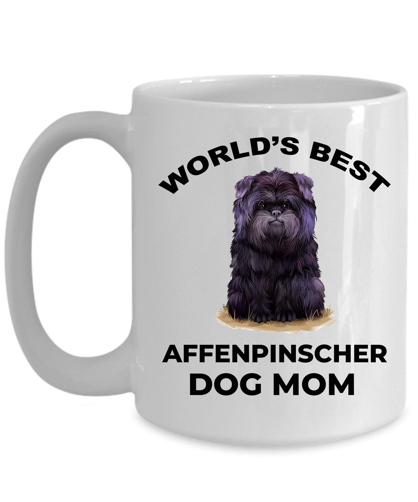 Affenpinscher Dog Best Mom Coffee Mug - Mallard Moon Gift Shop