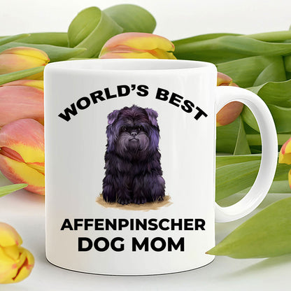 Affenpinscher Dog Best Mom Coffee Mug - Mallard Moon Gift Shop