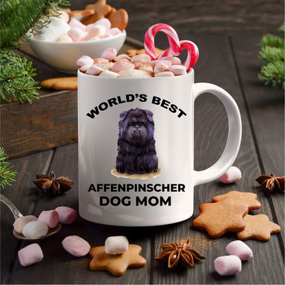 Affenpinscher Dog Best Mom Coffee Mug - Mallard Moon Gift Shop