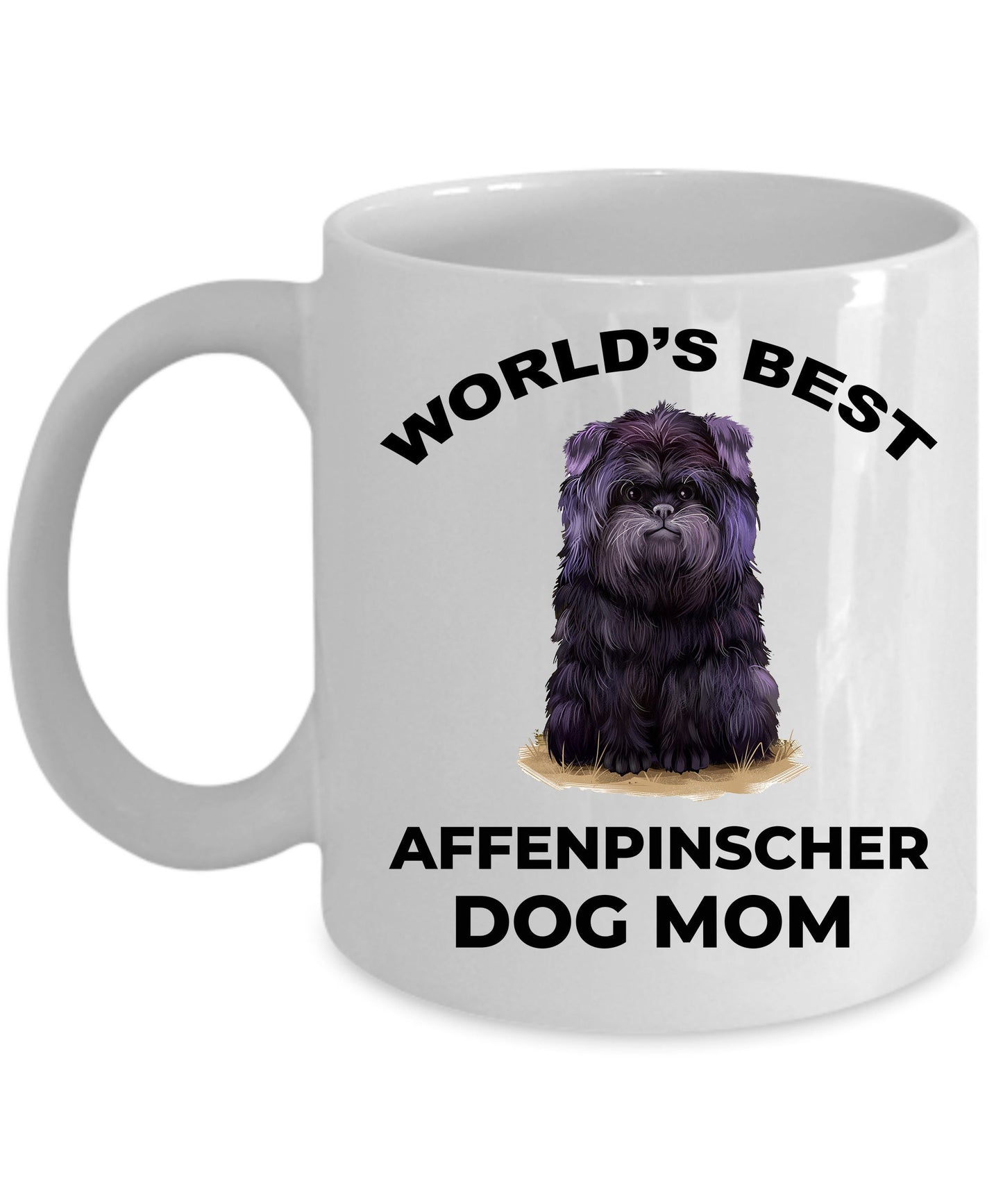 Affenpinscher Dog Best Mom Coffee Mug - Mallard Moon Gift Shop