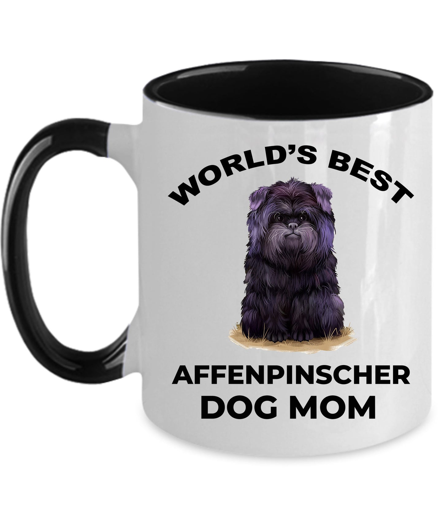 Affenpinscher Dog Best Mom Coffee Mug - Mallard Moon Gift Shop