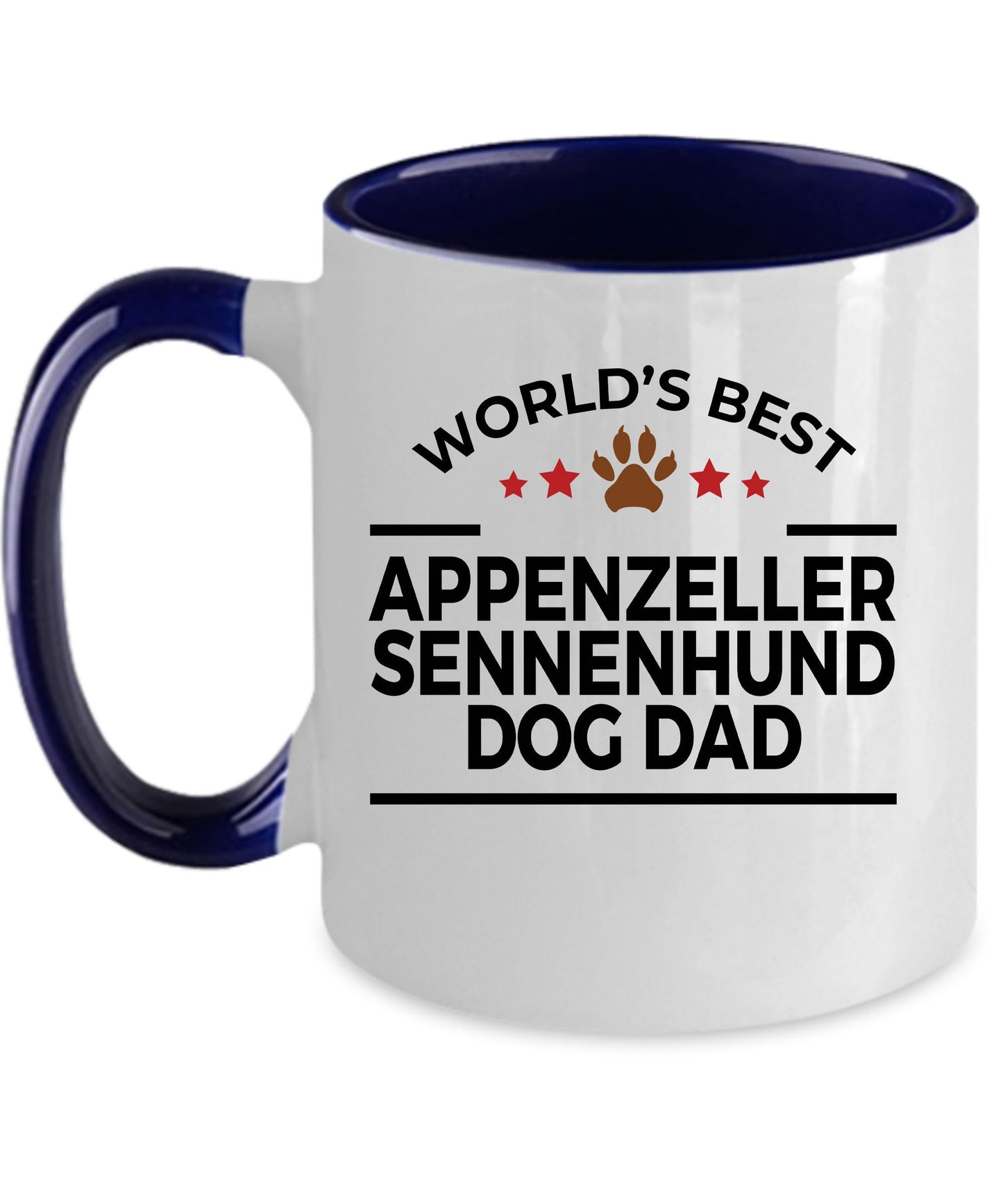 Appenzeller Sennenhund Dog Dad Mug - Mallard Moon Gift Shop