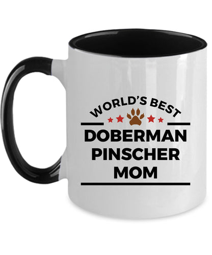 Doberman Pinscher Dog Mom Custom Ceramic Coffee Mug personalized - Mallard Moon Gift Shop