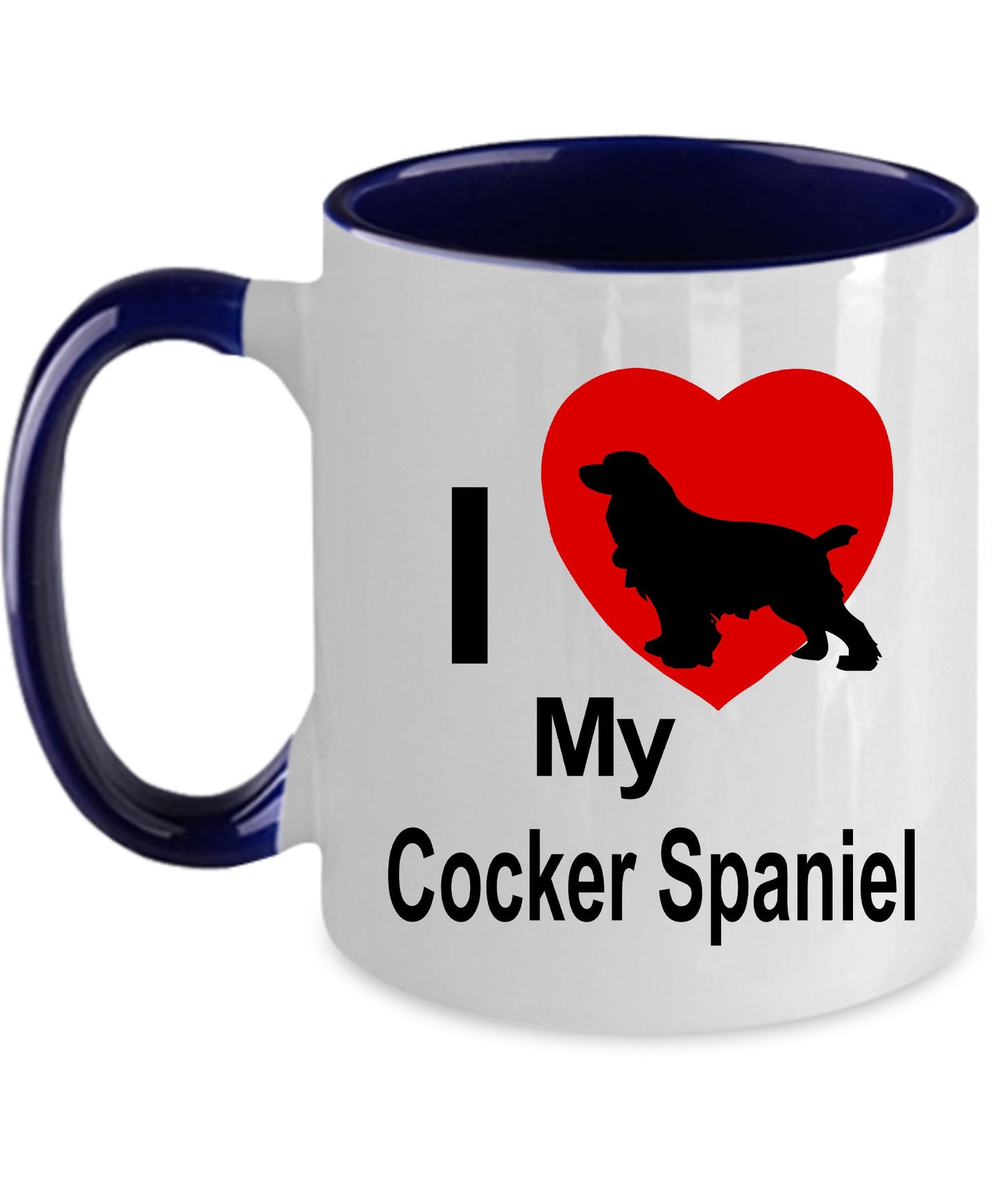 Cocker Spaniel Dog Lover Custom Ceramic Coffee Mug - Mallard Moon Gift Shop