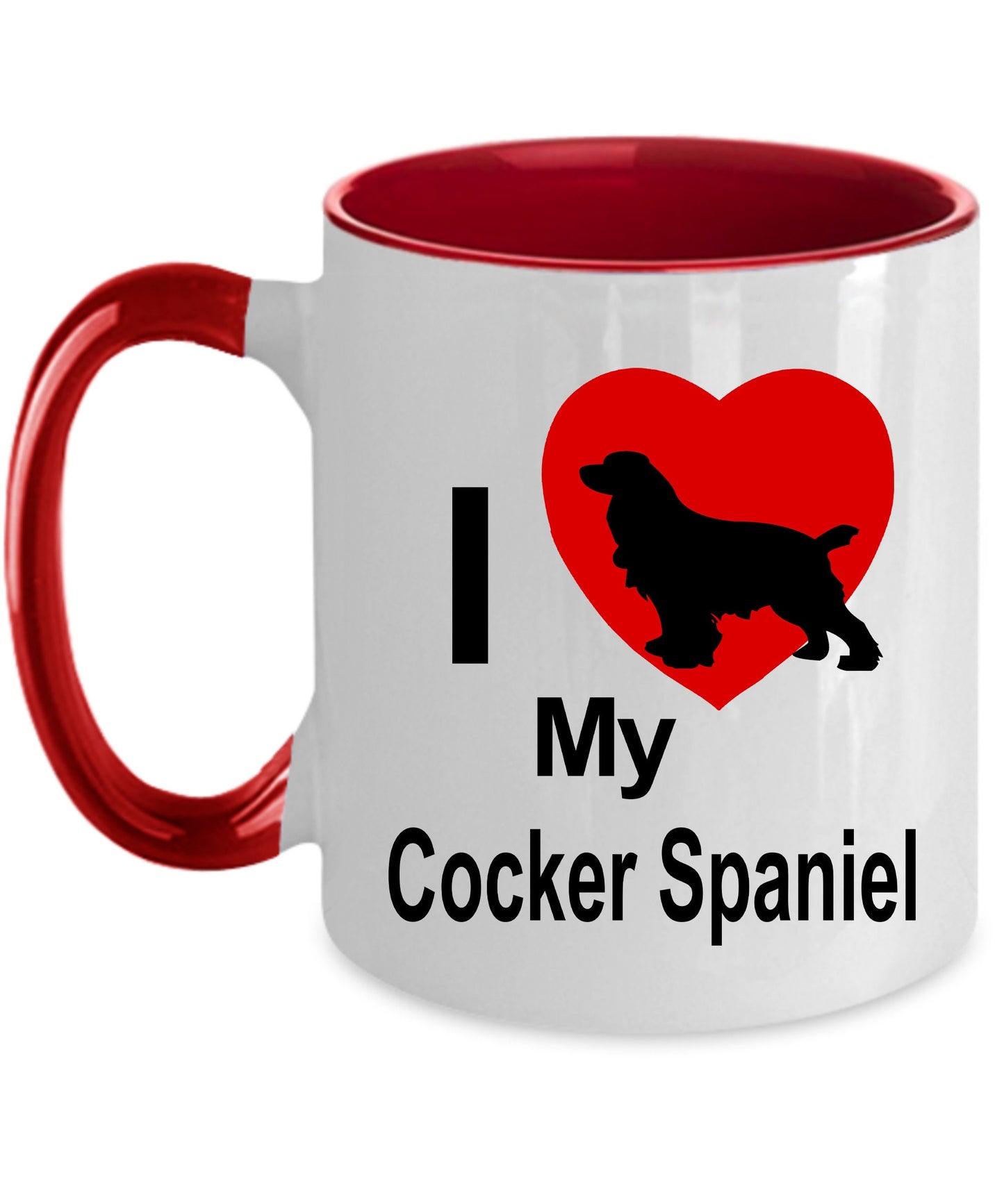 Cocker Spaniel Dog Lover Custom Ceramic Coffee Mug - Mallard Moon Gift Shop