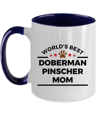 Doberman Pinscher Dog Mom Custom Ceramic Coffee Mug personalized - Mallard Moon Gift Shop