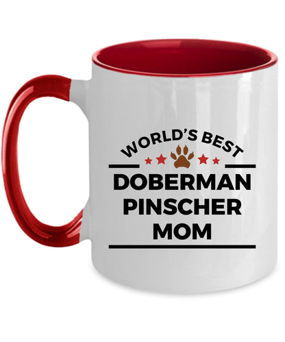 Doberman Pinscher Dog Mom Custom Ceramic Coffee Mug personalized - Mallard Moon Gift Shop