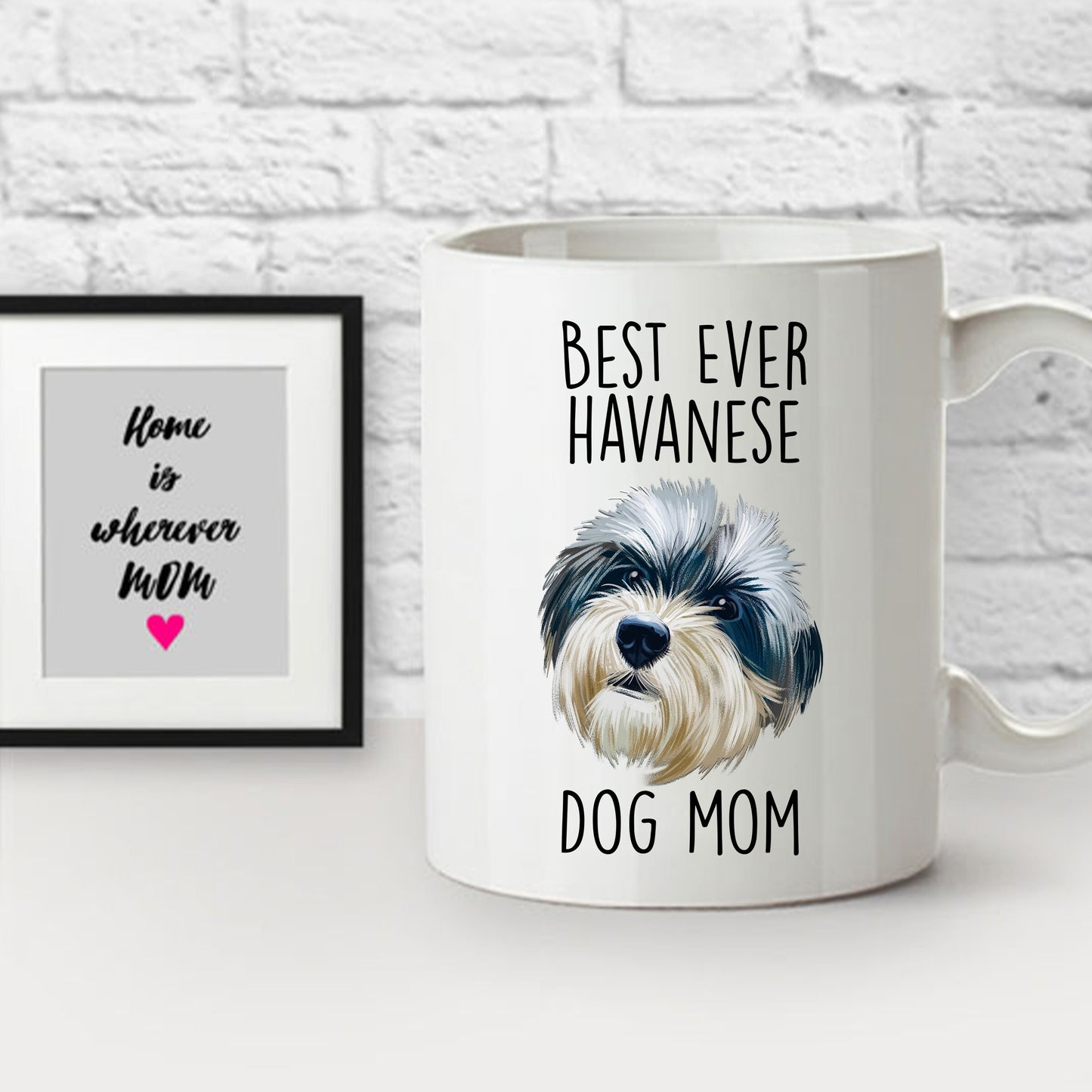 Best Ever Havanese Dog Mom Funny Custom Coffee Mug - Mallard Moon Gift Shop