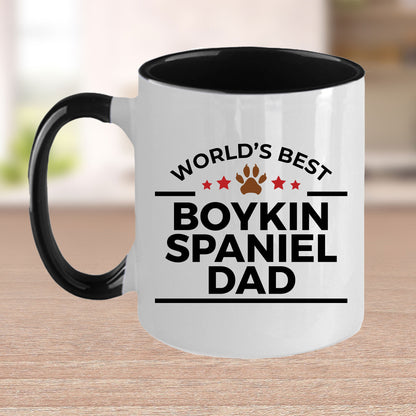 Boykin Spaniel World's Best Dog Dad Custom Ceramic Coffee Mug Father's Day Birthday - Mallard Moon Gift Shop