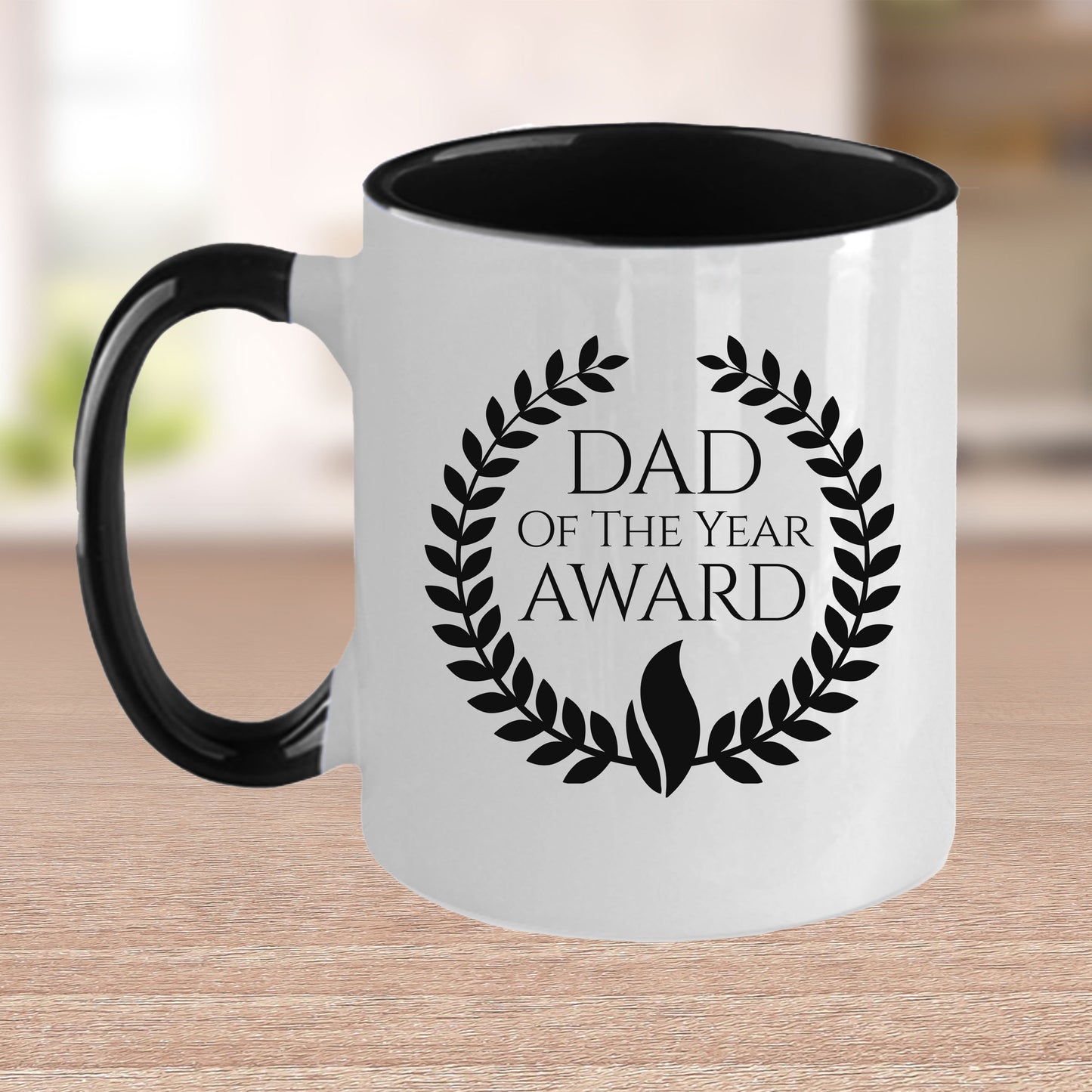 Dad of the Year Award Custom Ceramic Coffee mug Birthday Father's Day - Mallard Moon Gift Shop