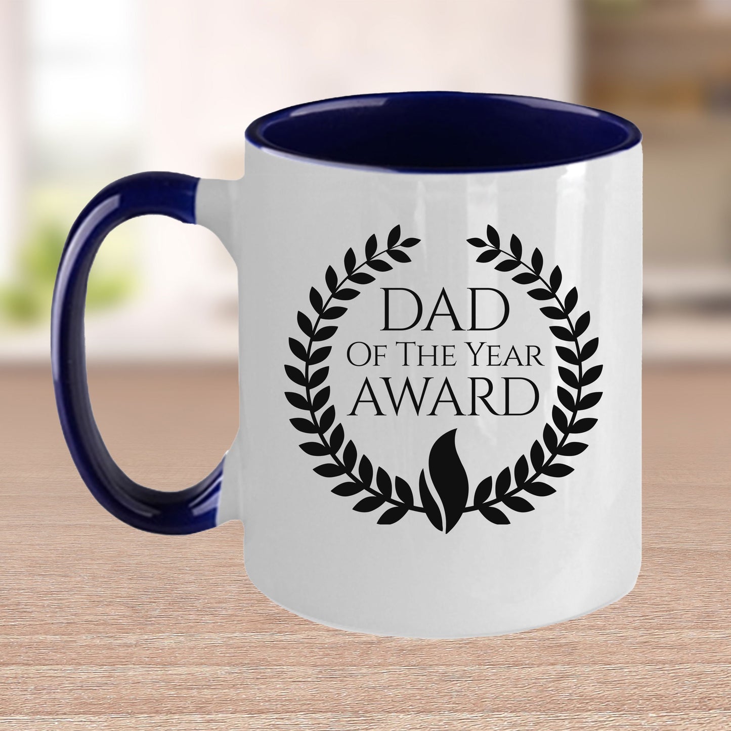 Dad of the Year Award Custom Ceramic Coffee mug Birthday Father's Day - Mallard Moon Gift Shop