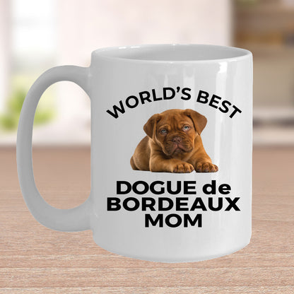 Dogue de Bordeaux Puppy Dog Mom Coffee Mug - Mallard Moon Gift Shop