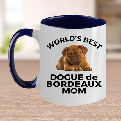 Dogue de Bordeaux Puppy Dog Mom Coffee Mug - Mallard Moon Gift Shop