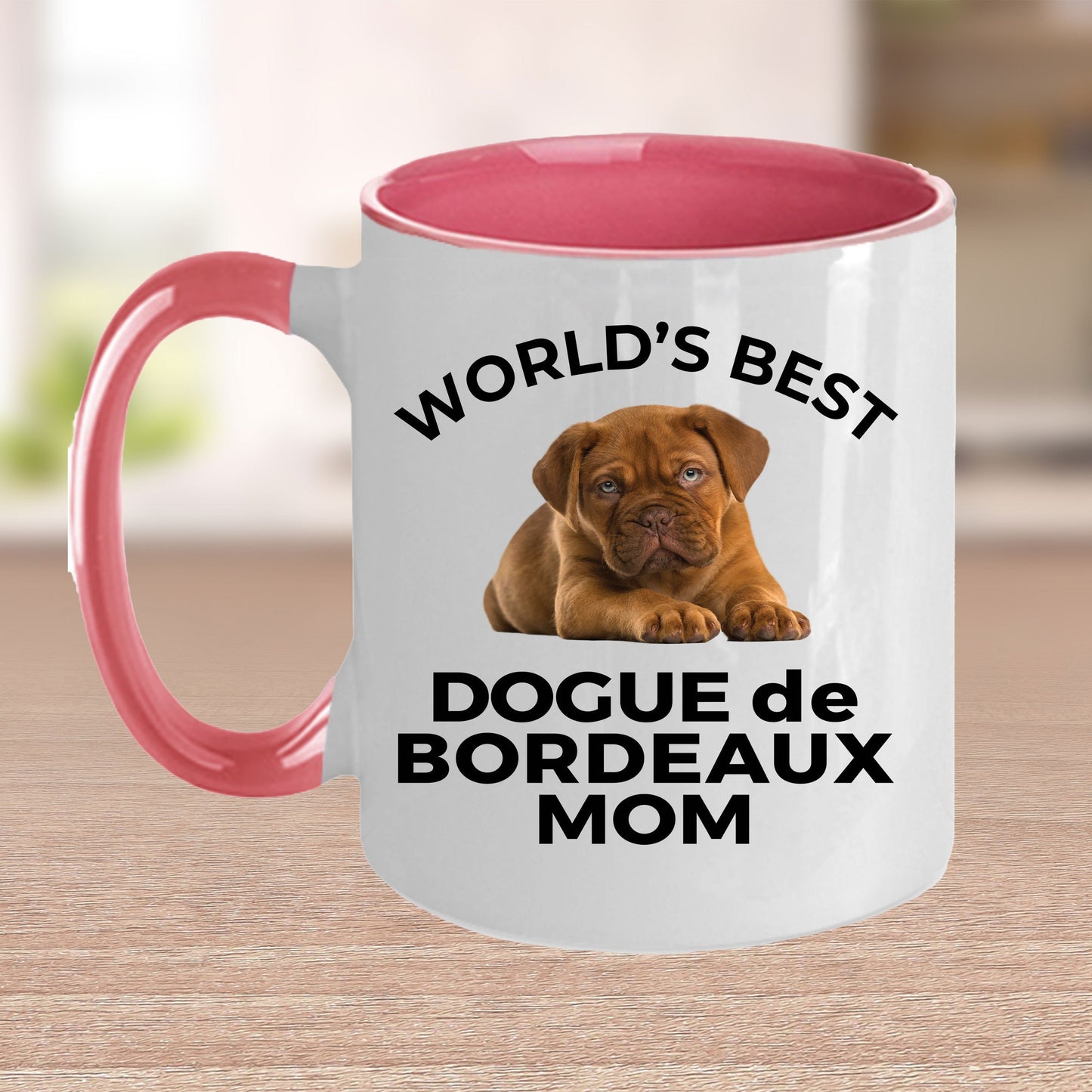 Dogue de Bordeaux Puppy Dog Mom Coffee Mug - Mallard Moon Gift Shop