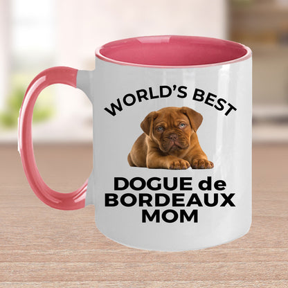 Dogue de Bordeaux Puppy Dog Mom Coffee Mug - Mallard Moon Gift Shop