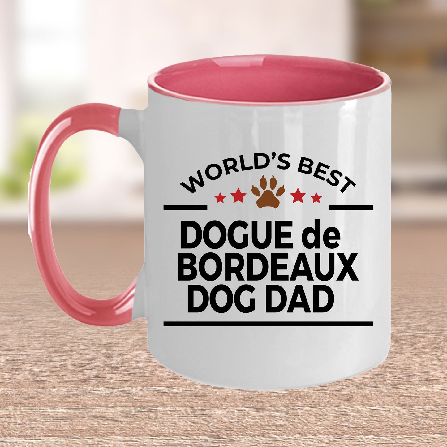 Dogue de Bordeaux Dog Dad Ceramic Coffee Mug - Mallard Moon Gift Shop