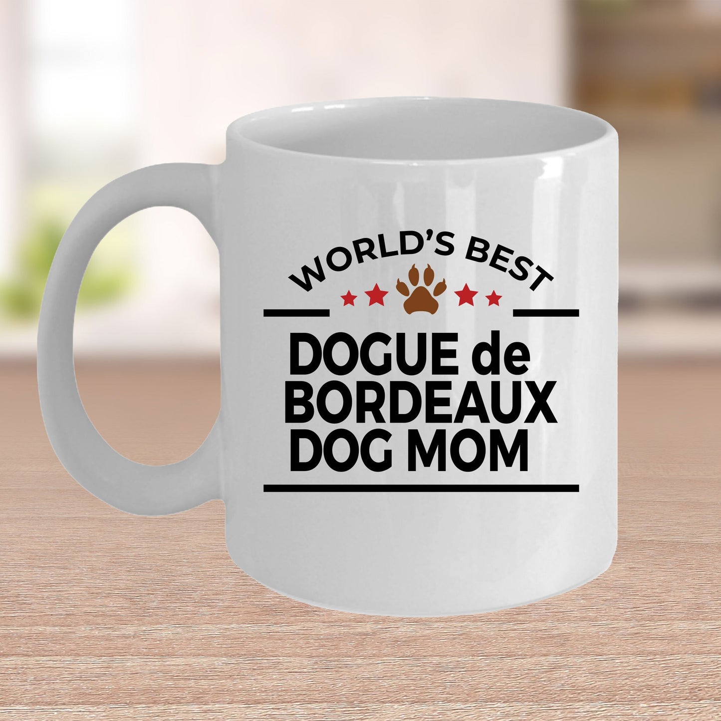 Dogue de Bordeaux Dog Mom Ceramic Coffee Mug - Mallard Moon Gift Shop