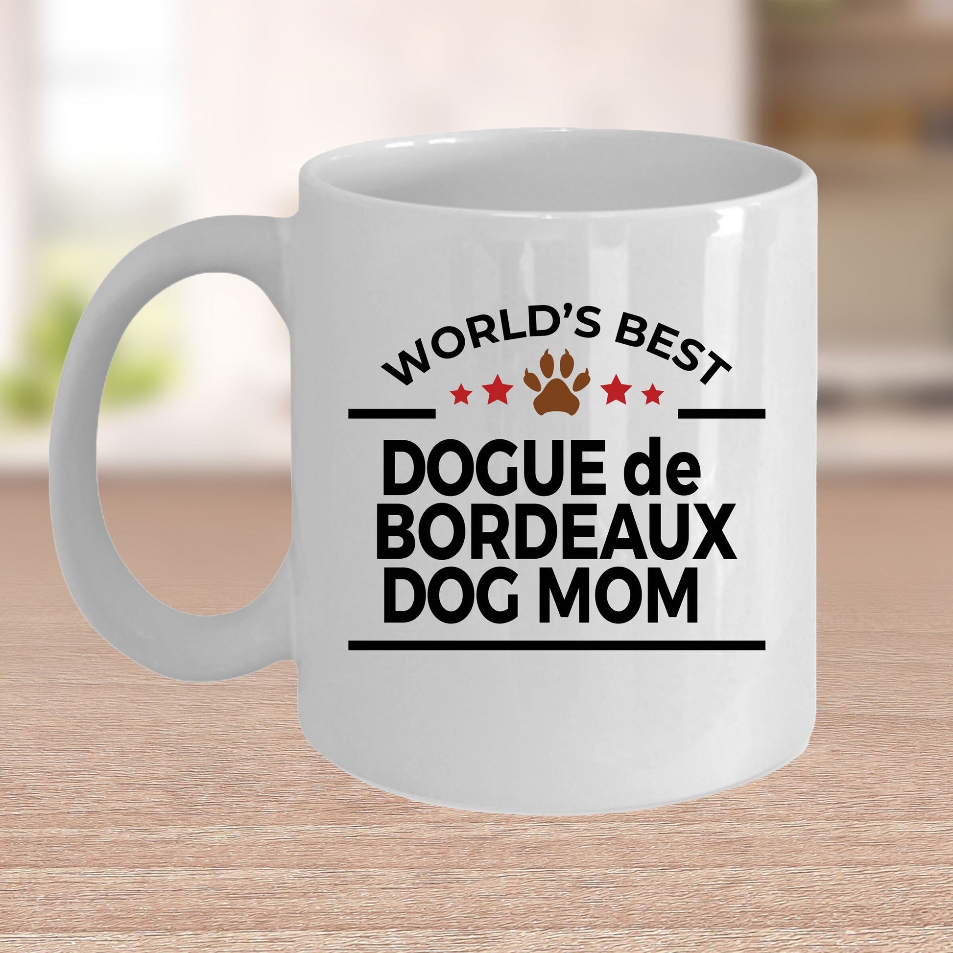 Dogue de Bordeaux Dog Mom Ceramic Coffee Mug - Mallard Moon Gift Shop