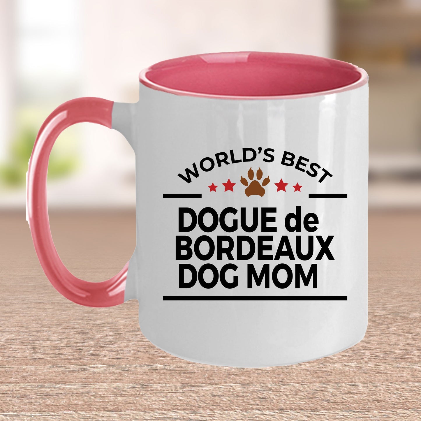 Dogue de Bordeaux Dog Mom Ceramic Coffee Mug - Mallard Moon Gift Shop