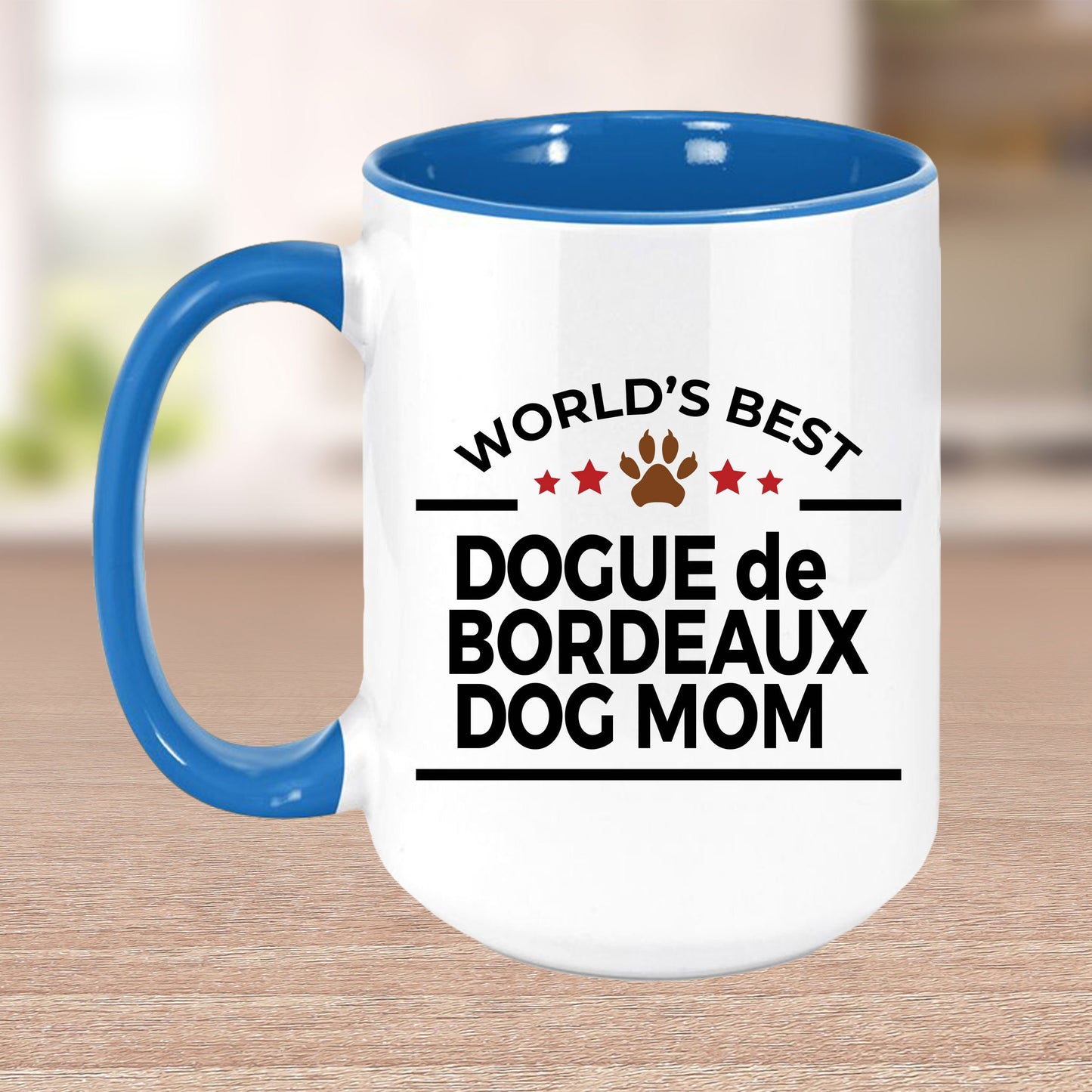 Dogue de Bordeaux Dog Mom Ceramic Coffee Mug - Mallard Moon Gift Shop