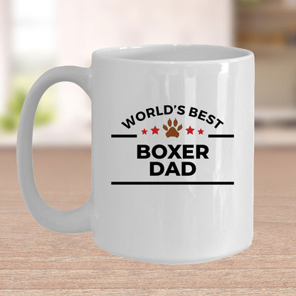Boxer Dog Dad Ceramic Coffee Mug - Mallard Moon Gift Shop