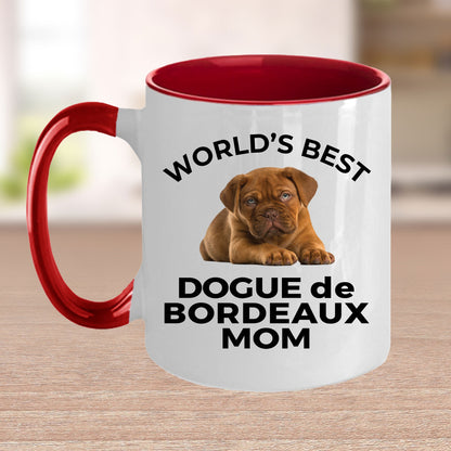 Dogue de Bordeaux Puppy Dog Mom Coffee Mug - Mallard Moon Gift Shop