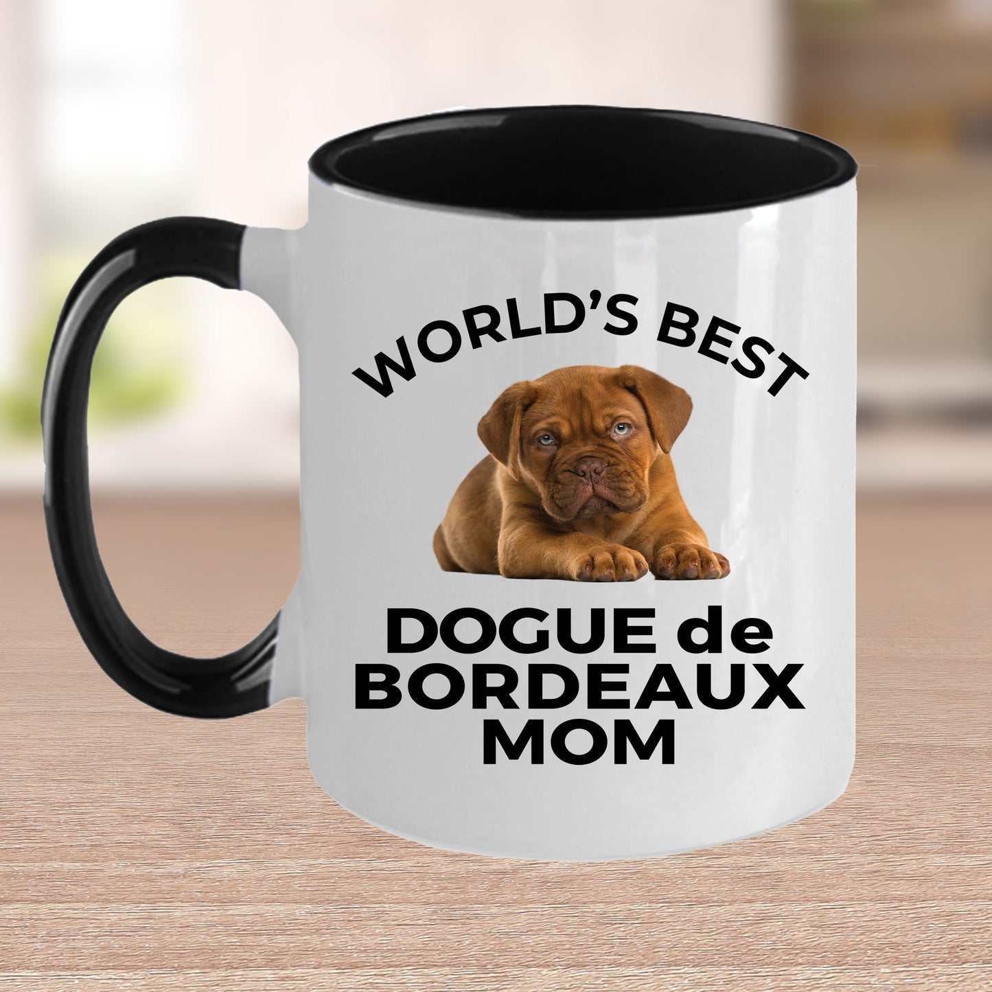 Dogue de Bordeaux Puppy Dog Mom Coffee Mug - Mallard Moon Gift Shop