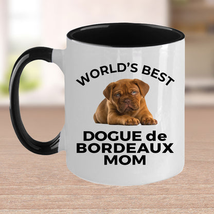 Dogue de Bordeaux Puppy Dog Mom Coffee Mug - Mallard Moon Gift Shop