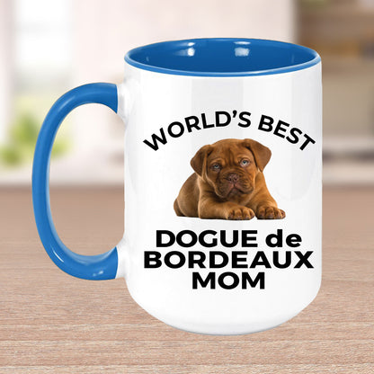 Dogue de Bordeaux Puppy Dog Mom Coffee Mug - Mallard Moon Gift Shop