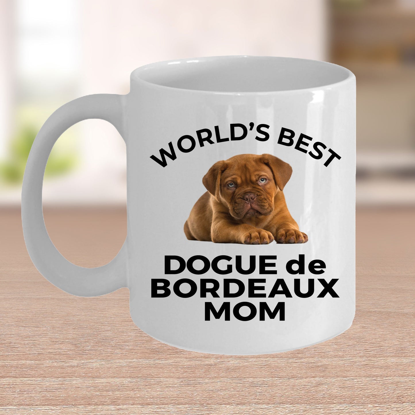 Dogue de Bordeaux Puppy Dog Mom Coffee Mug - Mallard Moon Gift Shop