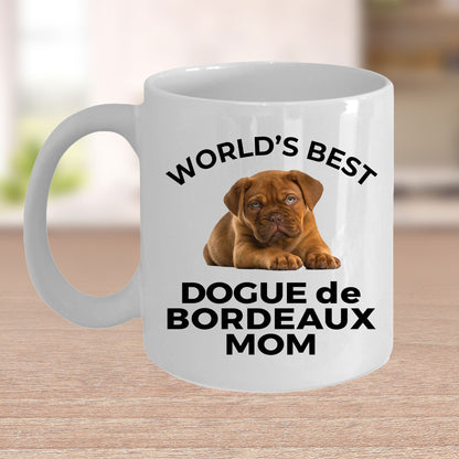 Dogue de Bordeaux Puppy Dog Mom Coffee Mug - Mallard Moon Gift Shop