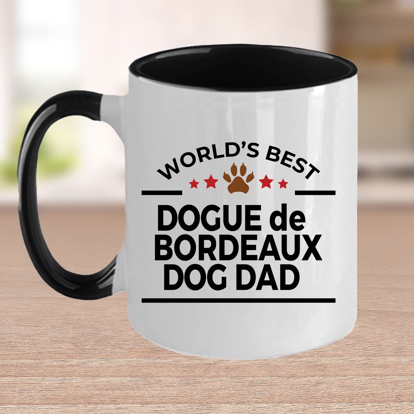 Dogue de Bordeaux Dog Dad Ceramic Coffee Mug - Mallard Moon Gift Shop