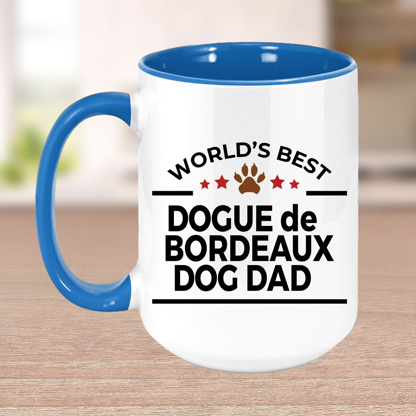 Dogue de Bordeaux Dog Dad Ceramic Coffee Mug - Mallard Moon Gift Shop