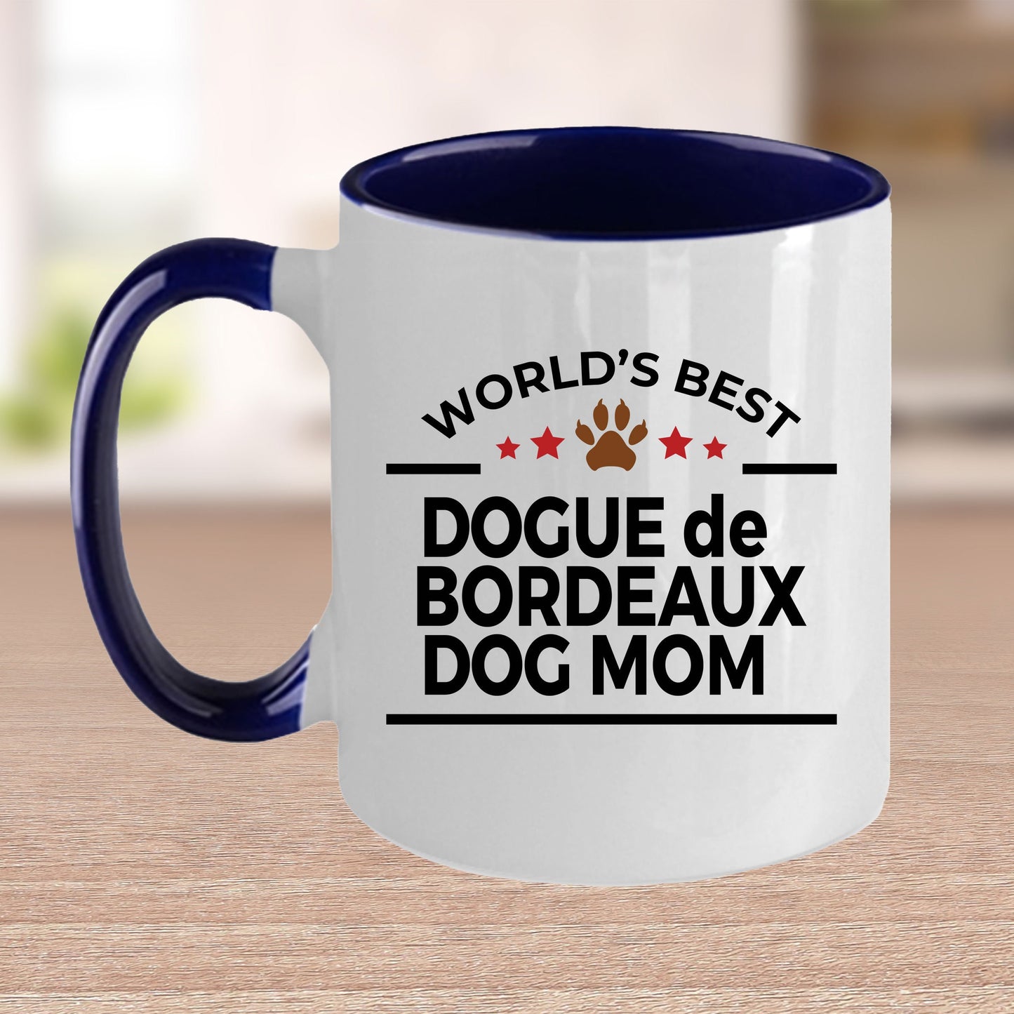 Dogue de Bordeaux Dog Mom Ceramic Coffee Mug - Mallard Moon Gift Shop