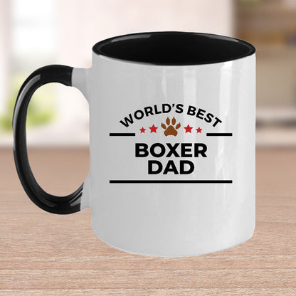 Boxer Dog Dad Ceramic Coffee Mug - Mallard Moon Gift Shop